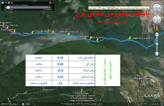 جنگل نوردی کلاردشت به چالوس - 13930822 -  2