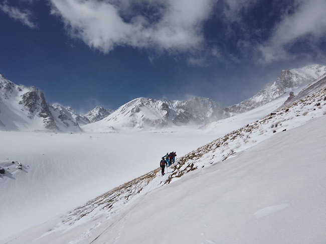 کوهنوردی با اسکی منطقه علم کوه - 14010212 5