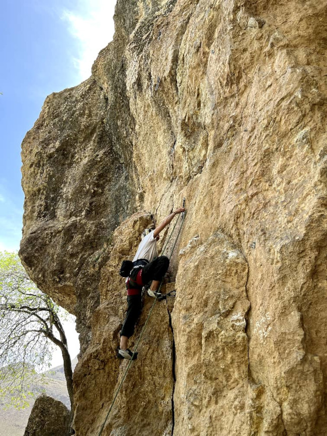 تمرین سنگنوردی ورده - 14020202 2