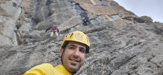 دیواره نوردی بیستون مسیر منصور -14040114 8