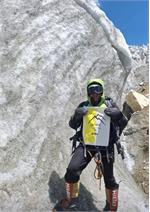 حسین رضایی جاوید، صعود به کورژنفسکایا (Korzhenevskaya) ۷۱۰۵ متر